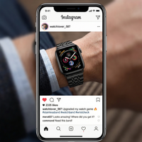 Thumbnail for Stainless Steel Correa Strap for Apple Watch - Instagram Post