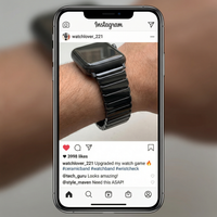 Thumbnail for Ceramic Link Strap for Apple Watch - Instagram Post
