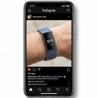 Thumbnail for Dotted Rubber Wristband for Fitbit Charge 3 - Instagram Post