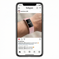 Thumbnail for Soft Silicone Sports Band for Fitbit Charge 3 / 4 - Instagram Post
