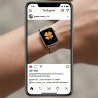 Thumbnail for Slim Magnetic Loop Strap for Apple Watch - Instagram Post