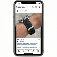 Thumbnail for Breathable Silicone Watch Strap with Quick Release - Instagram Post