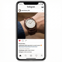 Thumbnail for Gloss Genuine Leather Bund Strap - Instagram Post