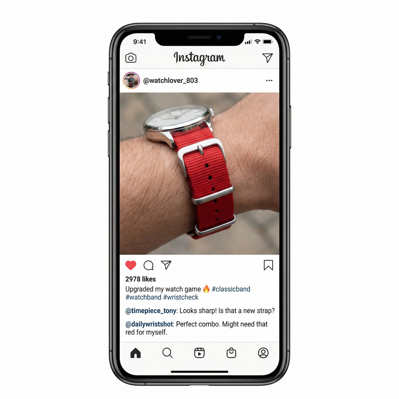 Classic Unicolor Nylon Seatbelt Strap - Instagram Post