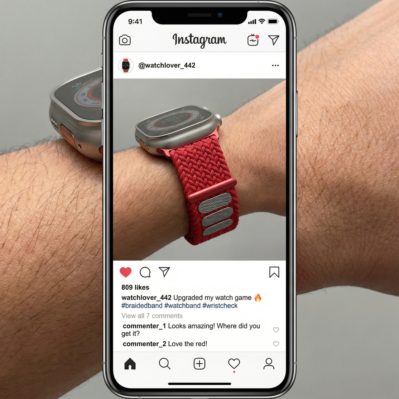 Braided Loop for Apple Watch - Instagram Post