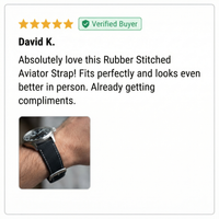 Thumbnail for Rubber Stitched Aviator Strap - Review Screenshot