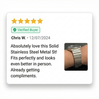 Thumbnail for Solid Stainless Steel Metal Strap - Review Screenshot