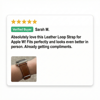 Thumbnail for Leather Loop Strap for Apple Watch - Review Screenshot