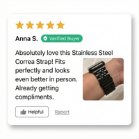 Thumbnail for Stainless Steel Correa Strap for Apple Watch - Review Screenshot
