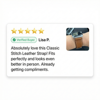 Thumbnail for Classic Stitch Leather Strap for Apple Watch - Review Screenshot