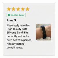 Thumbnail for High Quality Soft Silicone Band for Fitbit Alta HR - Review Screenshot