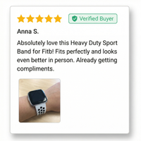 Thumbnail for Heavy Duty Sport Band for Fitbit Versa 3 - Review Screenshot