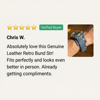 Thumbnail for Genuine Leather Retro Bund Strap - Review Screenshot