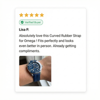 Thumbnail for Curved Rubber Strap for Omega Seamaster - Review Screenshot