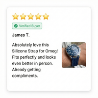 Thumbnail for Rubber Silicone Strap for Omega Seamaster 150 - Review Screenshot