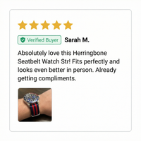 Thumbnail for Herringbone Seatbelt Watch Strap - Review Screenshot