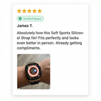 Thumbnail for Soft Sports Silicone Strap for Apple Watch - Review Screenshot