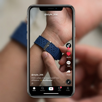 Thumbnail for Soft Tropical Style Rubber Sport Strap - Tiktok Video