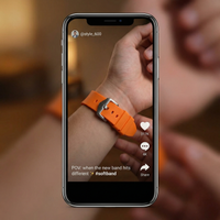 Thumbnail for Soft Silicone Elbow Arc Rubber Band - Tiktok Video