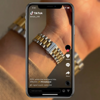 Thumbnail for Three Pointer Stainless Steel Strap with  Butterfly Buckle - Tiktok Video
