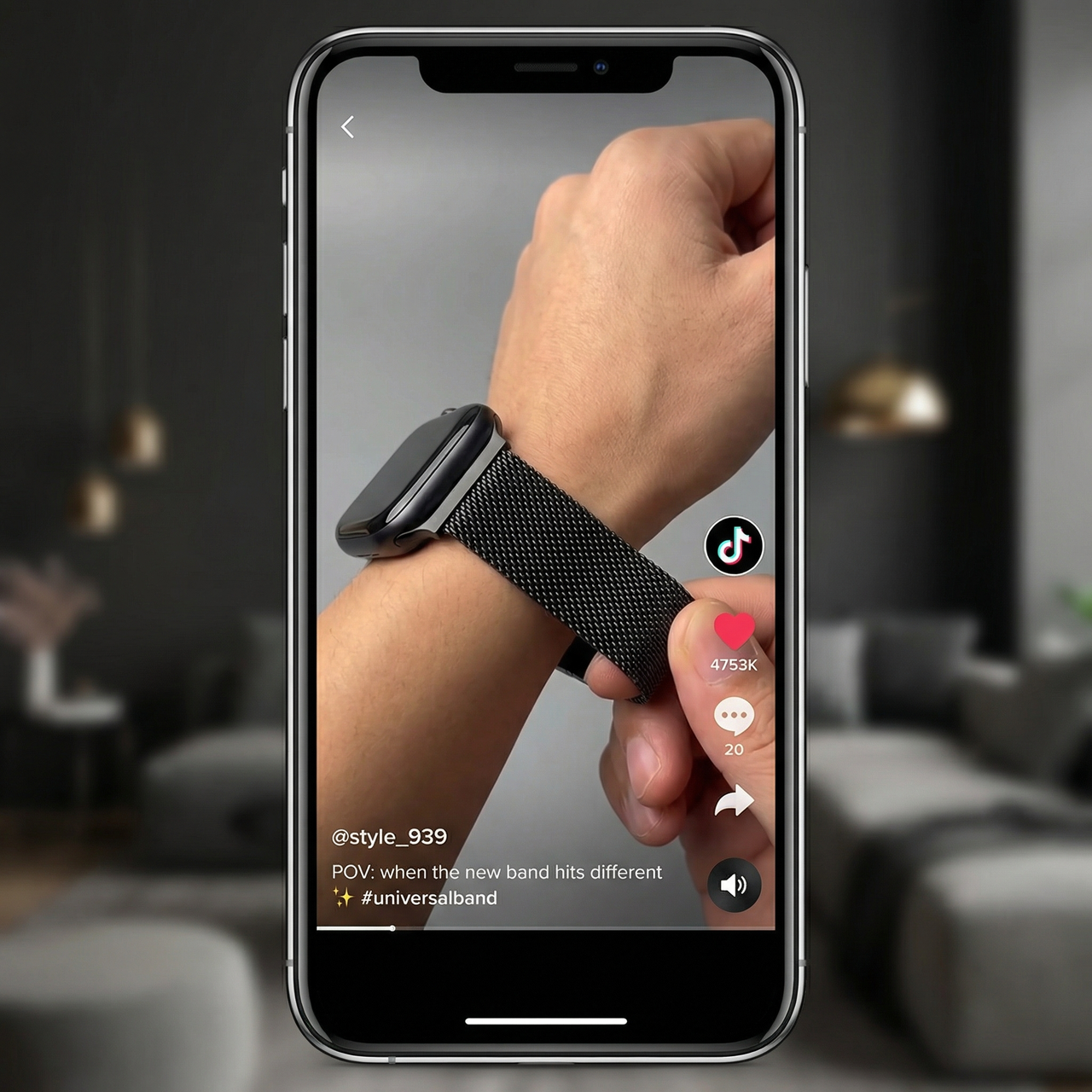 Universal Milanese Loop Band - Tiktok Video