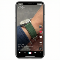 Thumbnail for Vintage Suede Leather Watch Strap - Tiktok Video
