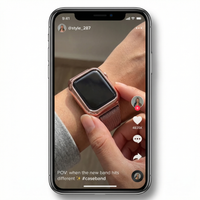 Thumbnail for Case and Milanese Loop Strap for Apple Watch - Tiktok Video
