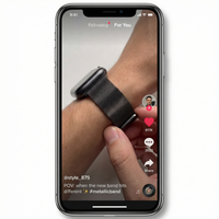 Thumbnail for Metallic Glow Milanese Strap for Apple Watch - Tiktok Video