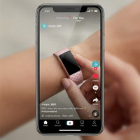 Thumbnail for Silicone Diamond strap for Fitbit Charge 3 / 4 - Tiktok Video