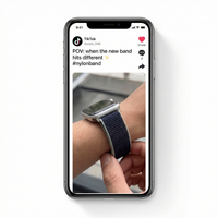 Thumbnail for Nylon Solo Loop for Apple Watch - Tiktok Video
