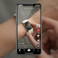 Thumbnail for Soft Silicone Replacement Band for Fitbit Charge 5 / 6 - Tiktok Video