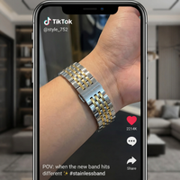 Thumbnail for Stainless Steel Presidents Watchband - Tiktok Video