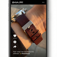 Thumbnail for Retro Genuine Leather Wrist Band for Diesel - Tiktok Video