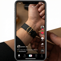 Thumbnail for Nylon Canvas Watch Strap for Cartier Blue Balloon - Tiktok Video