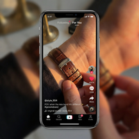 Thumbnail for Genuine Cow Leather Watch Band  for Tissot T60 - Tiktok Video