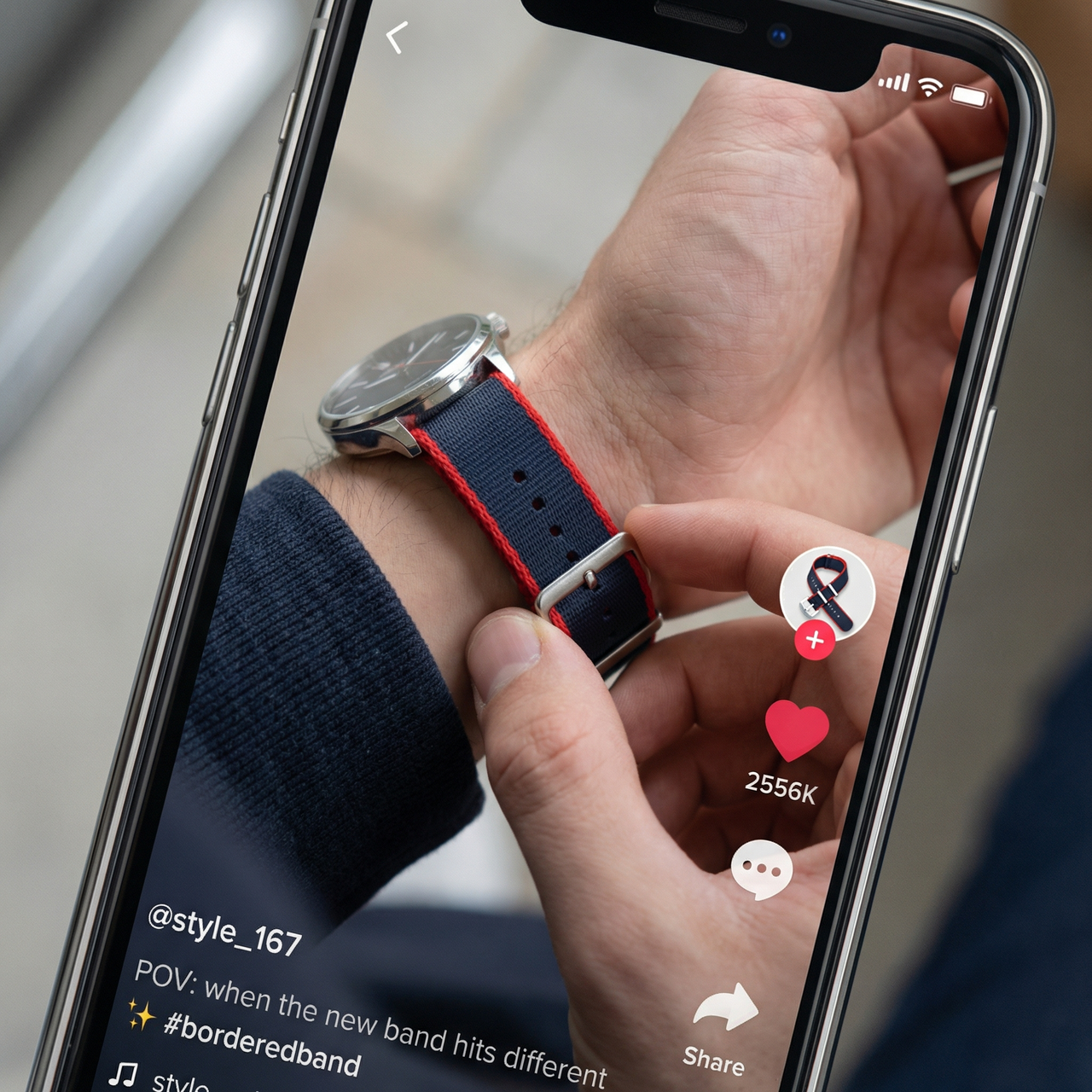 Bordered High Density Seatbelt Nylon Strap - Tiktok Video