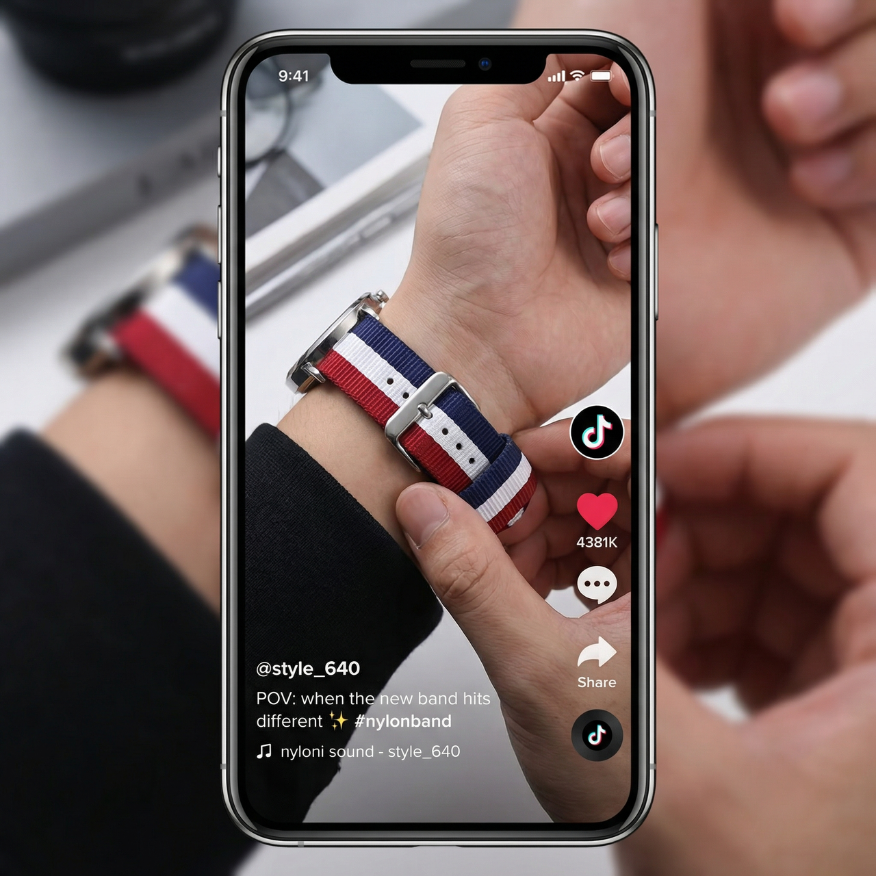 Nylon Strap for Swatch Watch - Tiktok Video