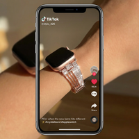 Thumbnail for Crystal Diamond Strap For Apple Watch - Tiktok Video