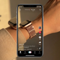 Thumbnail for Slim Milanese Loop Strap for Apple Watch - Tiktok Video