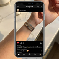 Thumbnail for Womens Stainless Steel Bracelet - Customer Instagram review