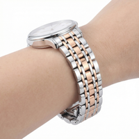 Thumbnail for Womens Stainless Steel Bracelet - Wristshot on wrist