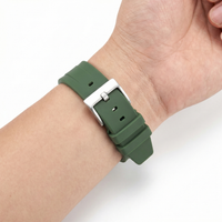Thumbnail for Silicone Rubber Watch Strap with Quick-Release - Wristshot