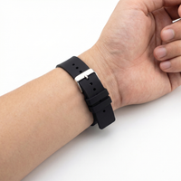 Thumbnail for Slim Elegant Silicon Watch Strap - Wristshot