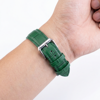 Thumbnail for Classic Womens Leather Aligator Strap - Wristshot