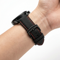 Thumbnail for Canvas Genuine Leather Watchband - Wristshot