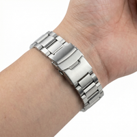 Thumbnail for Three Pointer Folding Buckle Steel Bracelet - Wristshot