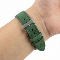 Thumbnail for Vintage Suede Leather Watch Strap - Wristshot
