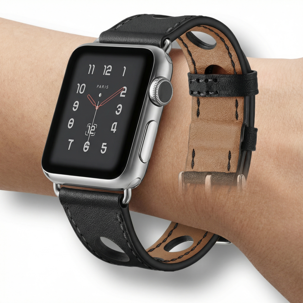 Genuine Single Tour Leather Loop for Apple Watch - Wristshot