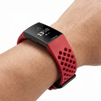 Thumbnail for Silicone Racing Strap for Fitbit Charge 3 / 4 - Wristshot