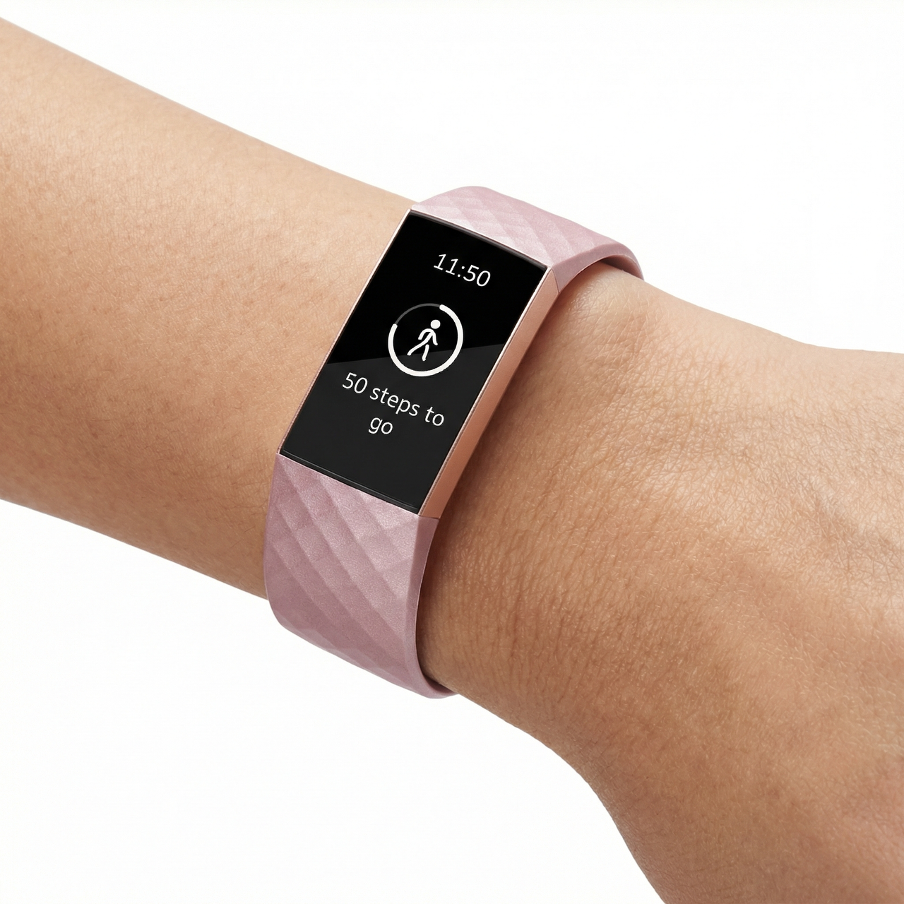 Silicone Diamond strap for Fitbit Charge 3 / 4 - Wristshot